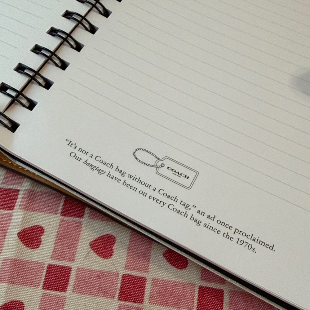 📙 COACH NOTEBOOK 📙 NWT 📙 - Picture 13 of 16
